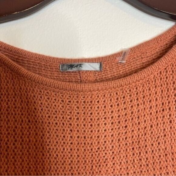 MAK Pink Crop Top Knit Sweater Size S - Picture 5 of 8